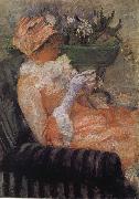 Mary Cassatt A cup of tea oil on canvas